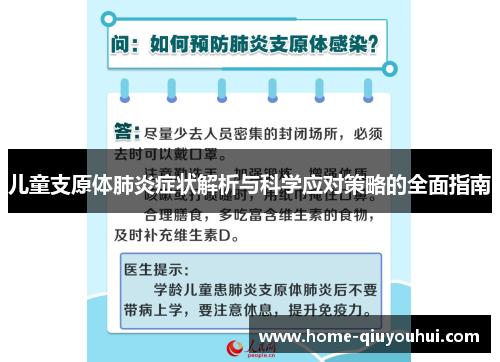 儿童支原体肺炎症状解析与科学应对策略的全面指南